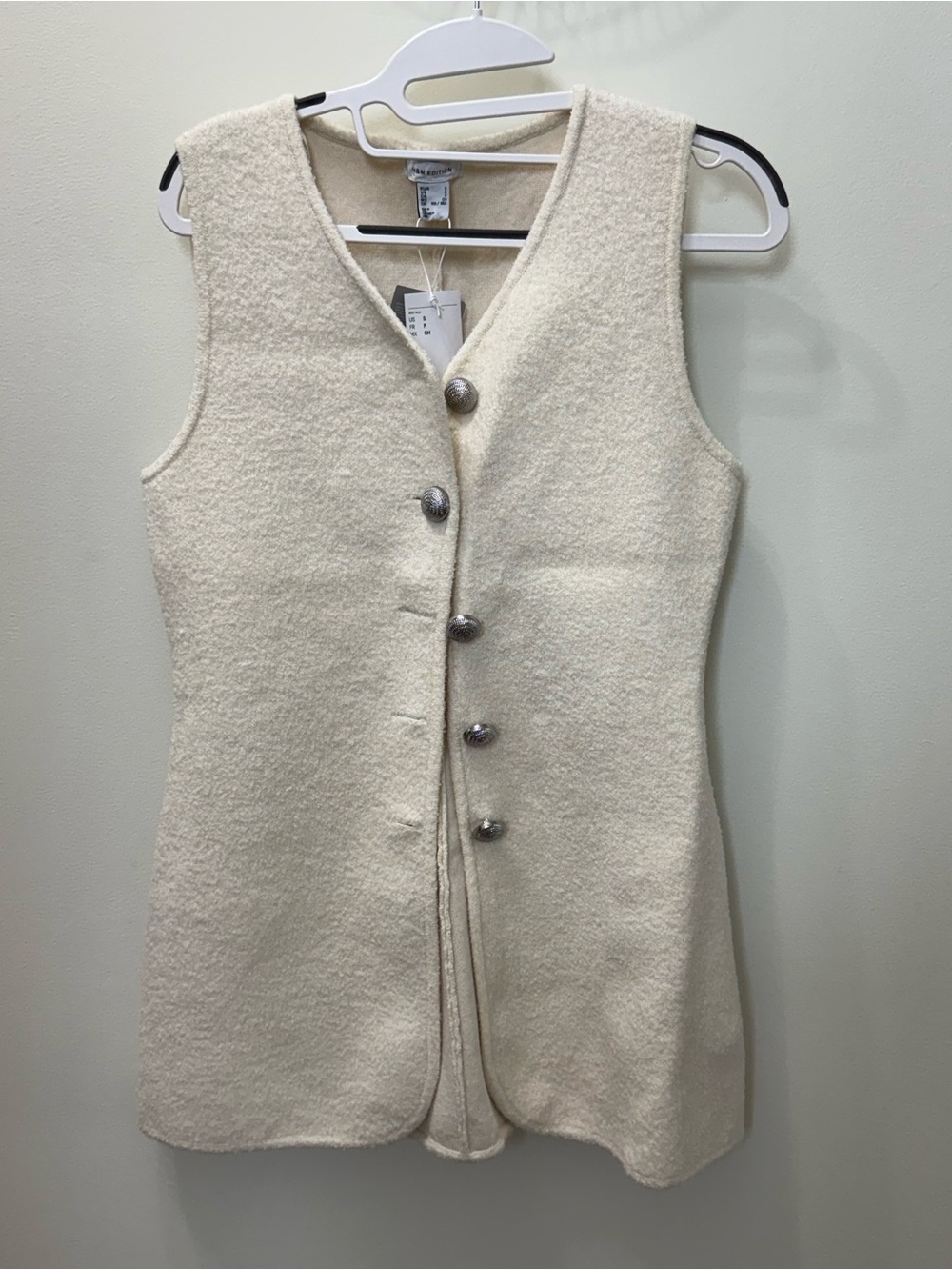 Wool blend knit vest H&M